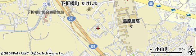 長崎県島原市下折橋町4633周辺の地図