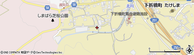 長崎県島原市下折橋町3613周辺の地図