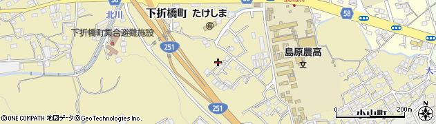 長崎県島原市下折橋町4636周辺の地図