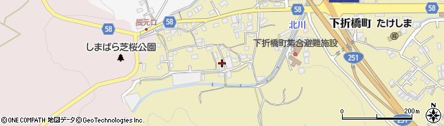 長崎県島原市下折橋町3615周辺の地図