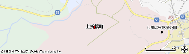 長崎県島原市上折橋町周辺の地図