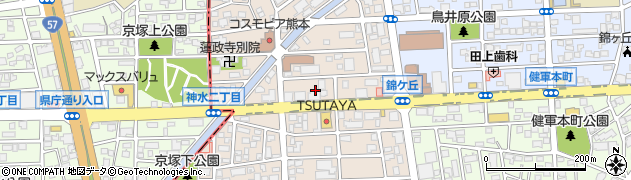 セキスイファミエス九州株式会社　熊本支店周辺の地図