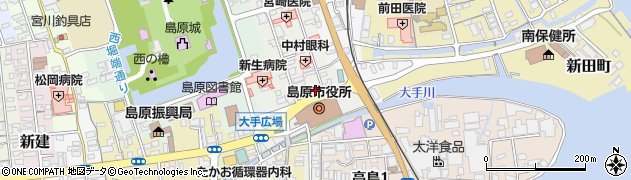 セコム株式会社島原営業所周辺の地図