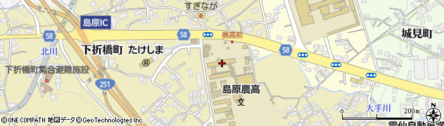 長崎県島原市下折橋町4520周辺の地図