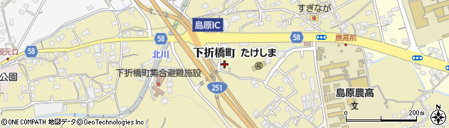 長崎県島原市下折橋町3772周辺の地図