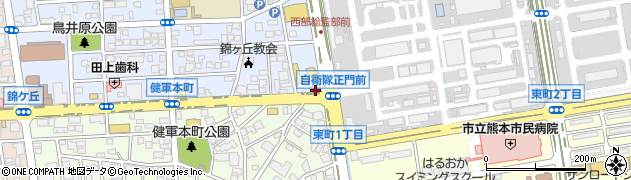 熊本市・母子家庭等就業・自立支援センター周辺の地図
