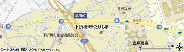 長崎県島原市下折橋町3797周辺の地図