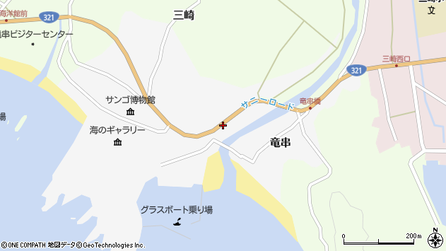 〒787-0452 高知県土佐清水市竜串の地図
