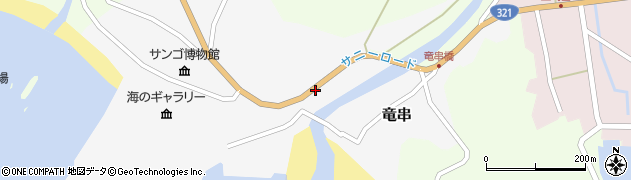 高知県土佐清水市竜串周辺の地図