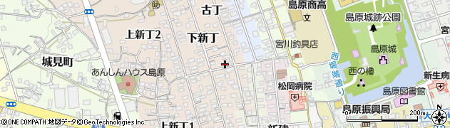 長崎県島原市古丁2267周辺の地図