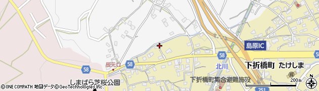 長崎県島原市下折橋町3517周辺の地図