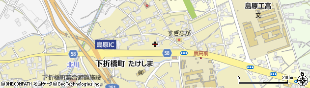 長崎県島原市下折橋町3826周辺の地図