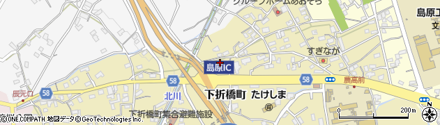 長崎県島原市下折橋町3782周辺の地図