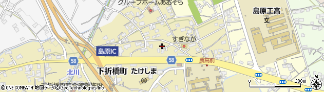 長崎県島原市下折橋町3832周辺の地図