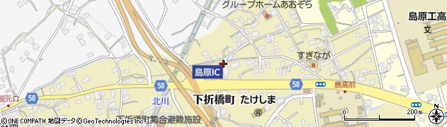 長崎県島原市下折橋町3788周辺の地図