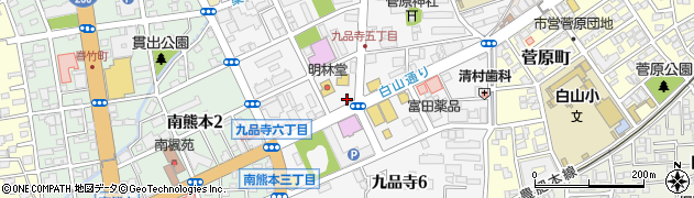 株式会社明林堂書店　白山店周辺の地図