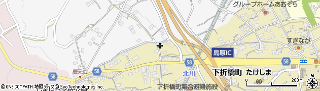 長崎県島原市下折橋町3505周辺の地図