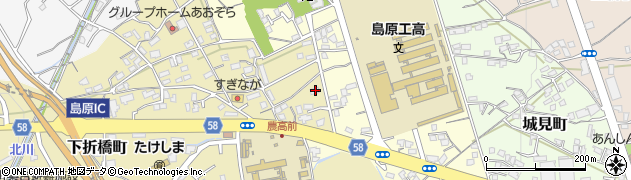 長崎県島原市下折橋町4288周辺の地図