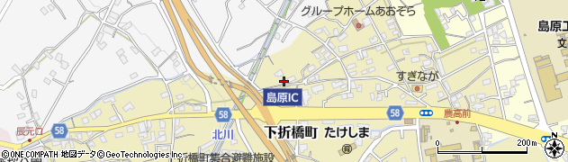 長崎県島原市下折橋町3482周辺の地図