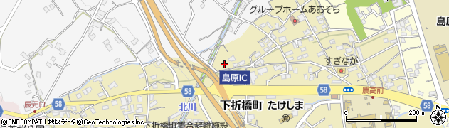 長崎県島原市下折橋町3484周辺の地図