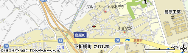 長崎県島原市下折橋町3471周辺の地図