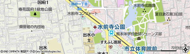 九州労働金庫熊本支店周辺の地図