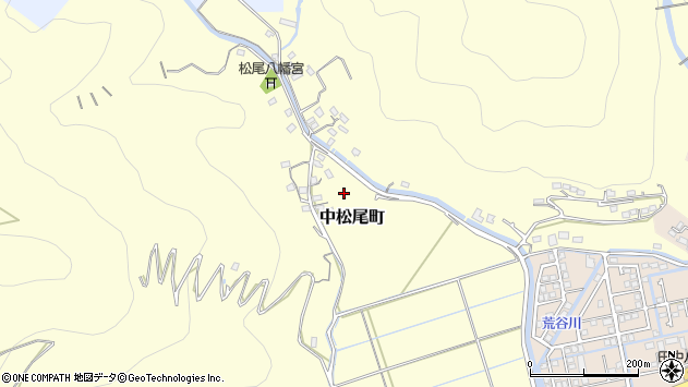 〒861-5286 熊本県熊本市西区中松尾町の地図