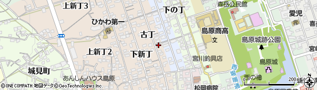長崎県島原市古丁2286周辺の地図