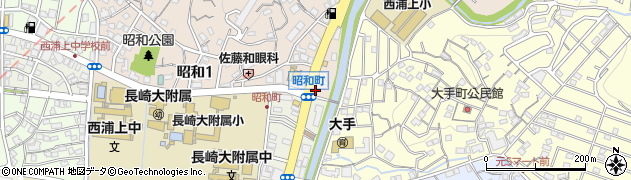 メガネのライフ昭和町店周辺の地図