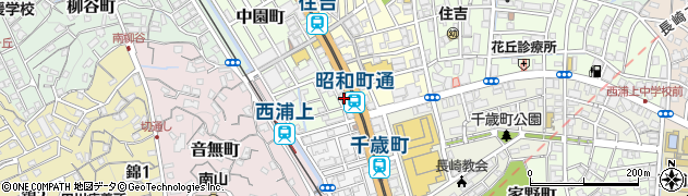アフラックサービスショップ九州共栄ファミリー株式会社長崎住吉店周辺の地図