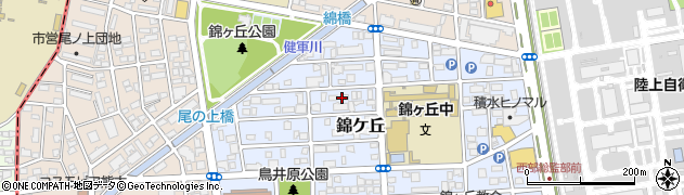 株式会社カクイックス　熊本営業所周辺の地図