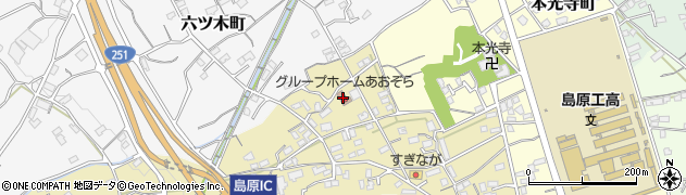 長崎県島原市下折橋町3433周辺の地図