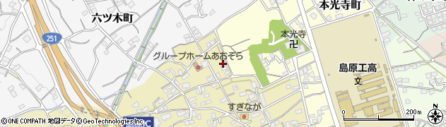 長崎県島原市下折橋町3424周辺の地図