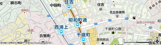 堀川生花店周辺の地図