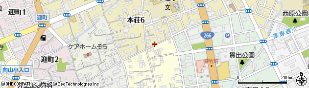 akippa本荘6丁目駐車場周辺の地図