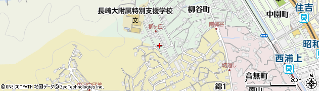 長崎県長崎市柳谷町39周辺の地図