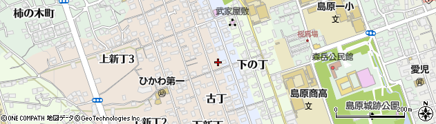 長崎県島原市古丁2312周辺の地図