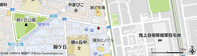 有限会社麻生グループ健軍タクシー周辺の地図