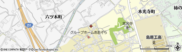 長崎県島原市下折橋町3437周辺の地図