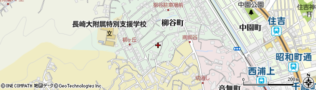 長崎県長崎市柳谷町32周辺の地図