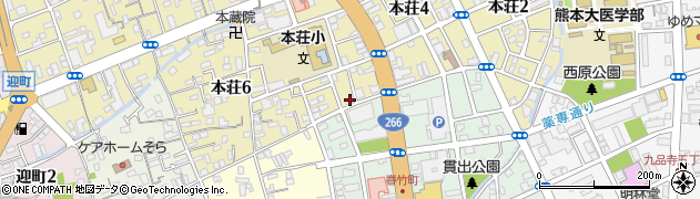 株式会社ハンズ熊本周辺の地図