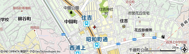 カネツ長崎北青果株式会社　住吉本店周辺の地図