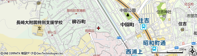 長崎県長崎市柳谷町16周辺の地図