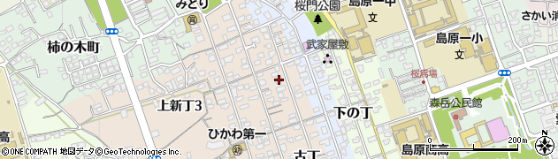 長崎県島原市古丁2327周辺の地図