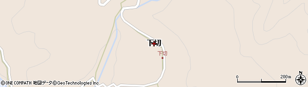 熊本県高森町（阿蘇郡）下切周辺の地図