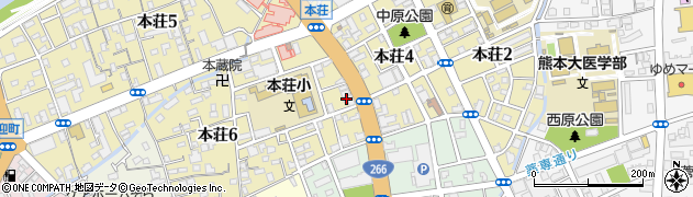 クオン熊本中央周辺の地図