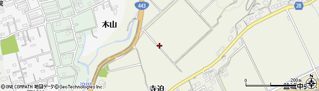 熊本県益城町（上益城郡）寺迫周辺の地図