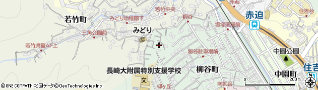 長崎県長崎市柳谷町26周辺の地図