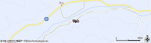 高知県大月町（幡多郡）平山周辺の地図