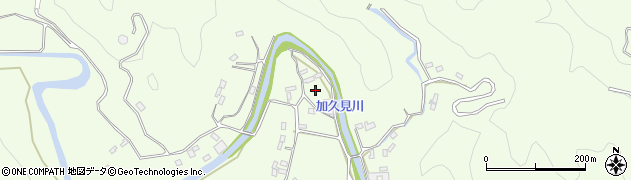 高知県土佐清水市加久見周辺の地図